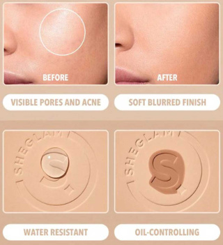 پنکک کرم پودری شیگلم با کاور بالا