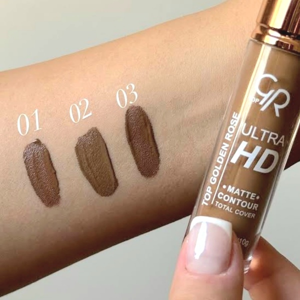 کانتور مایع گلدن رز مات ULTRA HD