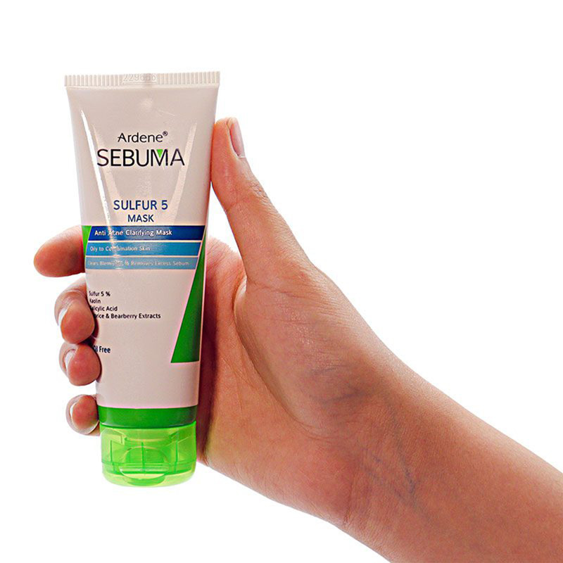 ماسک ضد جوش پوست چرب آردن سبوما مدل Sulfur 5 حجم 75 میلی لیتر