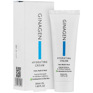 کرم آبرسان ژیناژن مدل Daily مناسب پوست چرب حجم 50 میلی لیتر