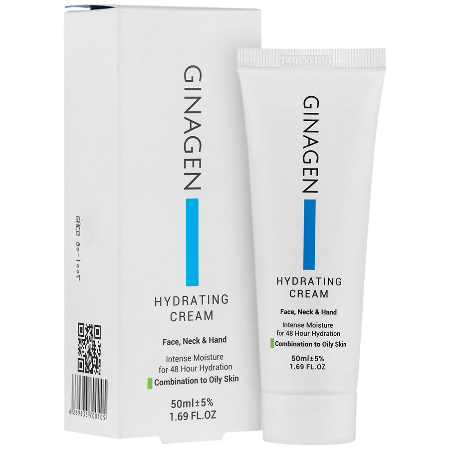 کرم آبرسان ژیناژن مدل Daily مناسب پوست چرب حجم 50 میلی لیتر