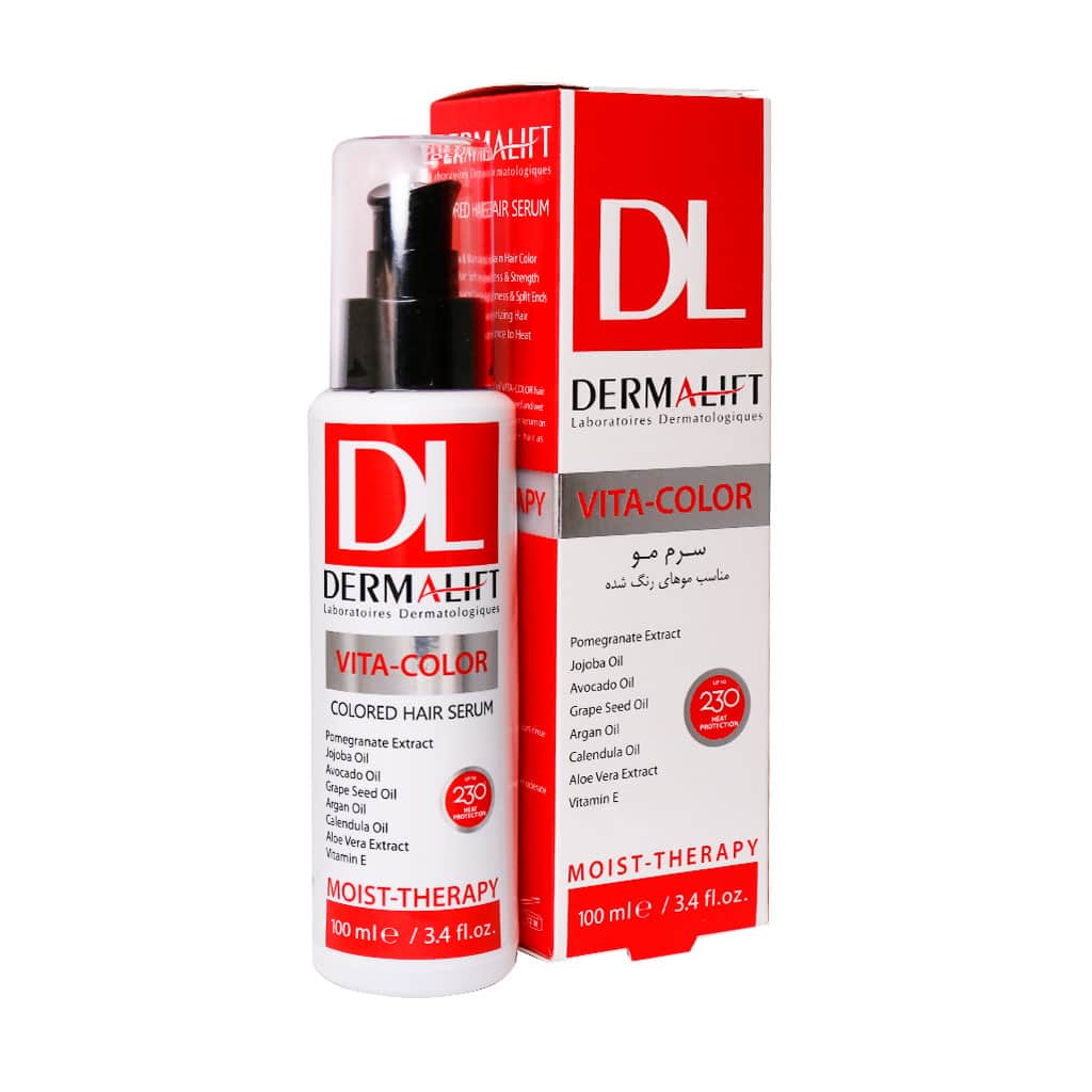 سرم مو درمالیفت مدل Vita Color مناسب موهای رنگ شده حجم 100 میلی لیتر 