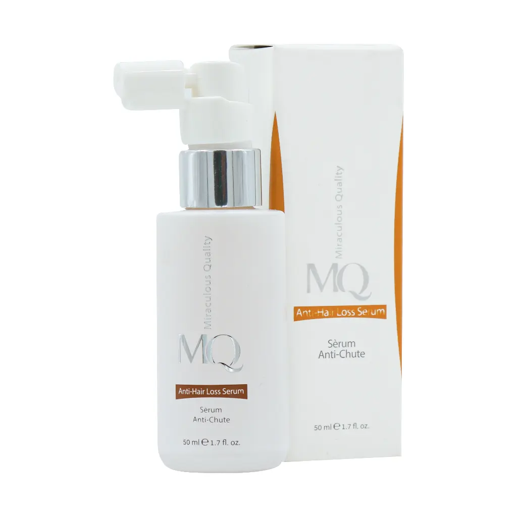 سرم مو ضد ریزش ام کیو مناسب انواع مو حجم 50 میلی لیتر 