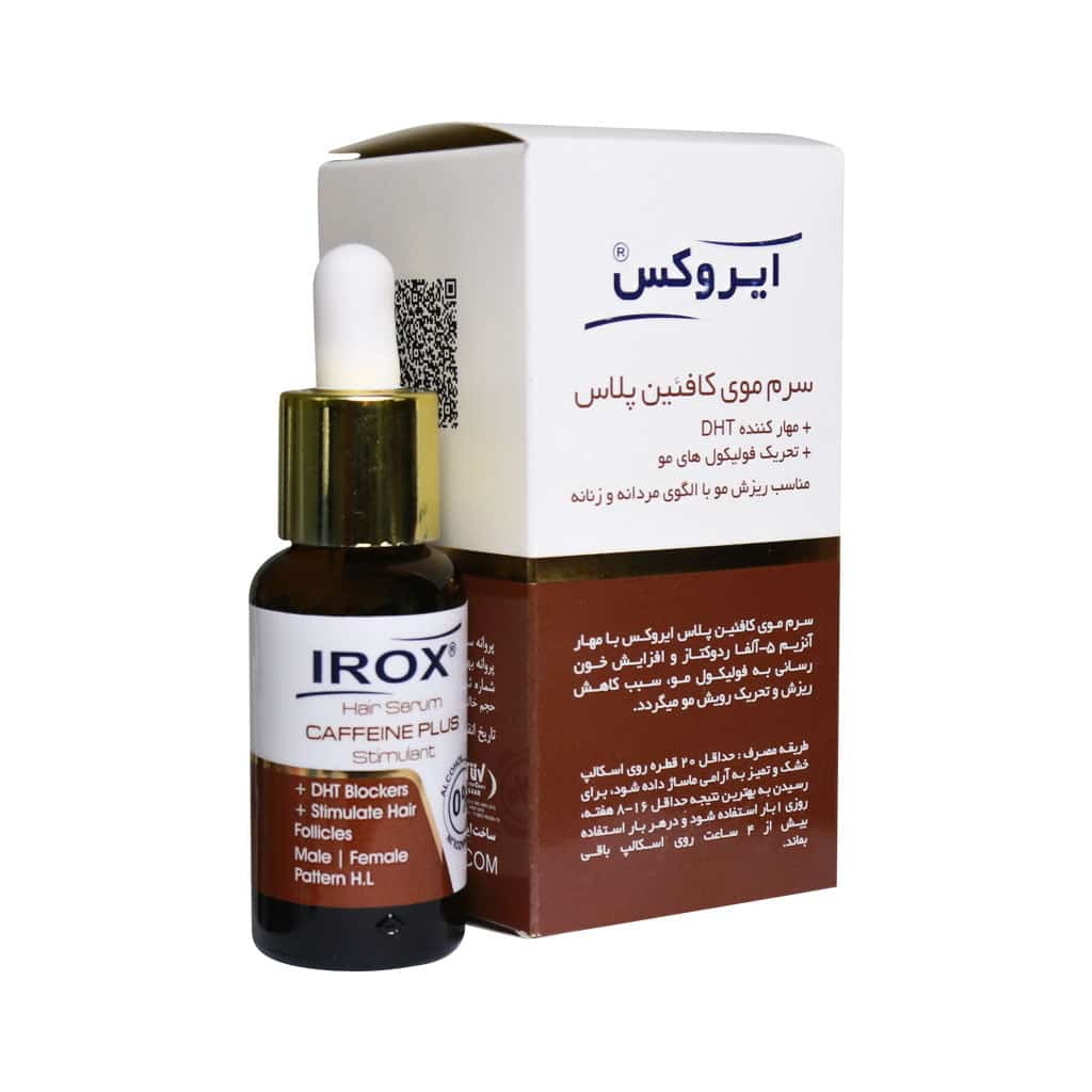 سرم مو ایروکس مدل Caffeine Plus حجم 30 میلی لیتر