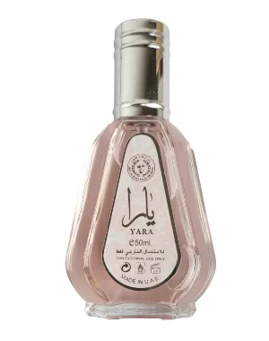 ادکلن ارض الزعفران یارا صورتی  اصل حجم 50 میلی لیتر