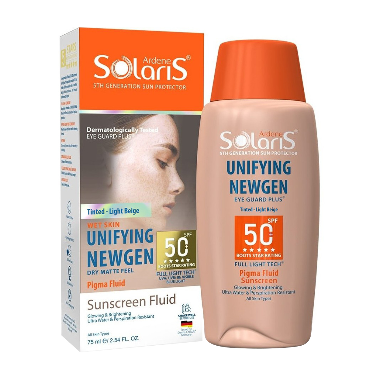 فلوئید ضد آفتاب سولاریس SPF 50 آردن
