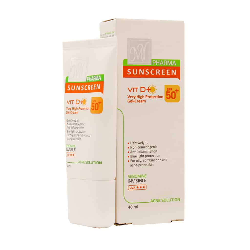 کرم ضد آفتاب شاداب کننده فارما سان سلوشن SPF 50 مای