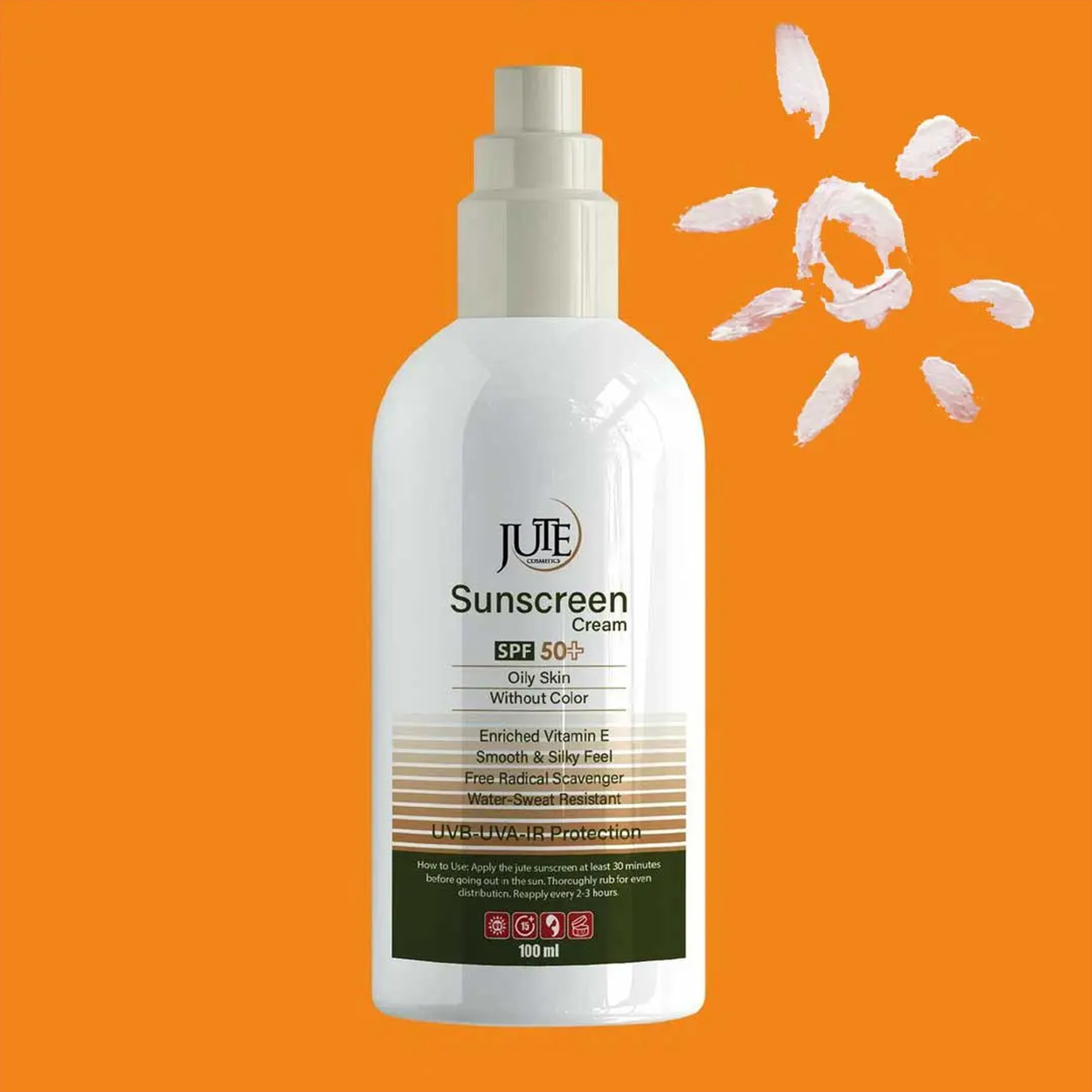 کرم ضد آفتاب پمپی پوست چرب SPF 50 ژوت