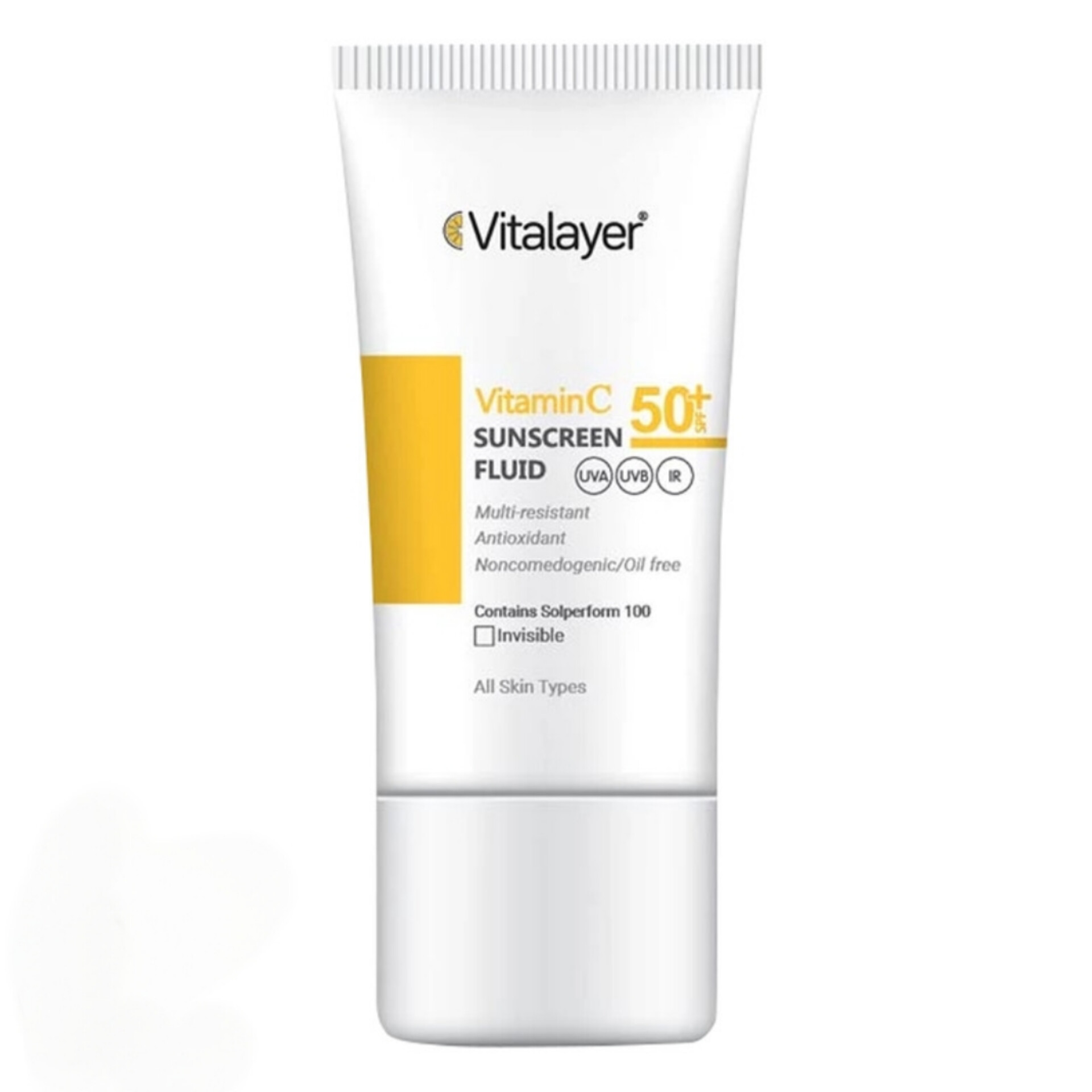 مایع ضد آفتاب ویتامین سی SPF 50 ویتالیر