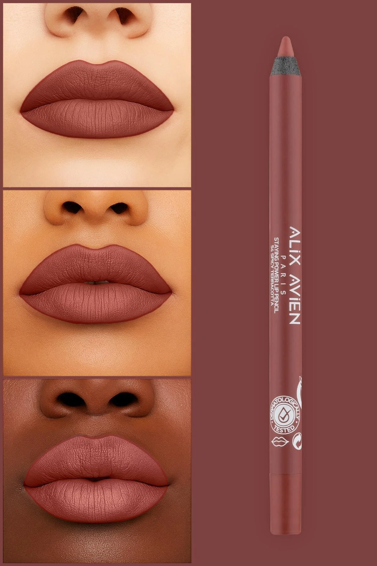 مداد لب ماندگاری بالا الکس اوین 