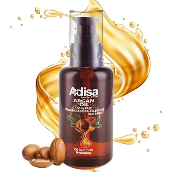 روغن آرگان مو و بدن حجم 100 میلی لیتر آدیسا