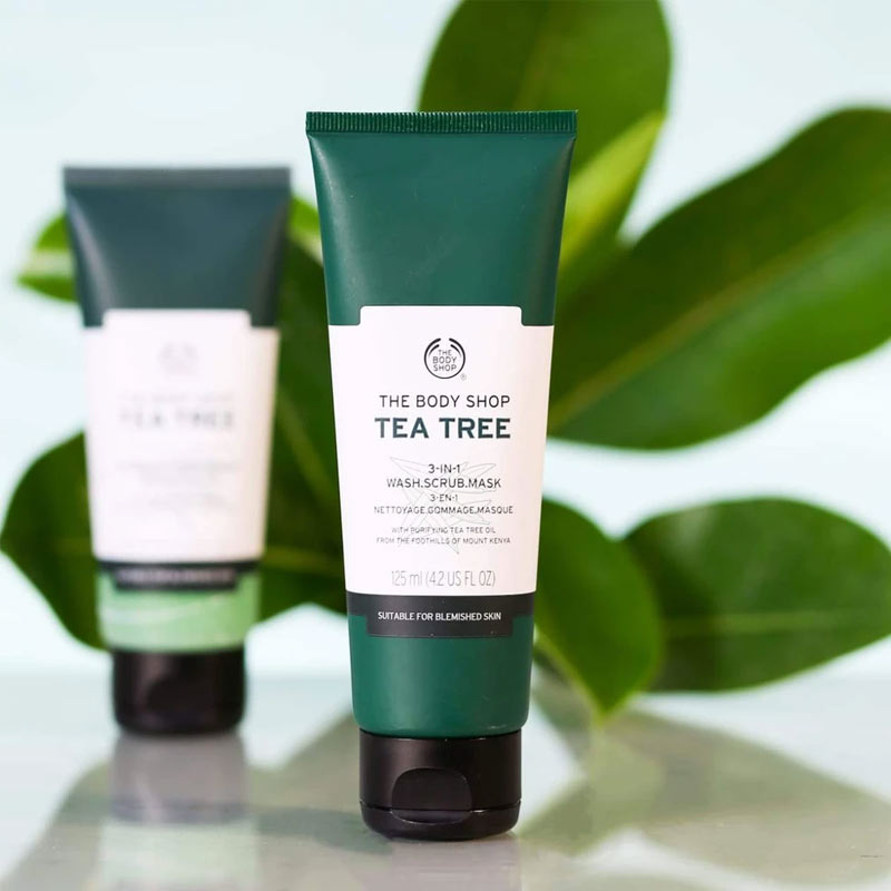 اسکراب پاک کننده صورت درخت چای بادی شاپ