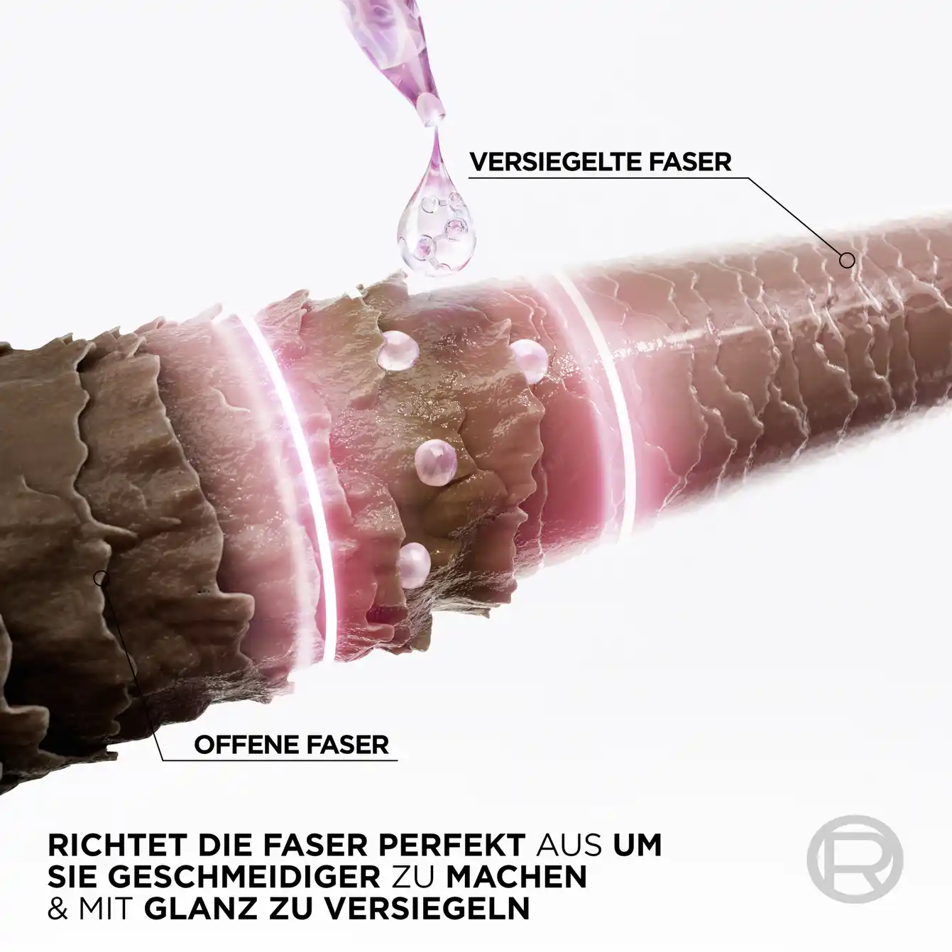 سرم مو لورال مدل Elvital Glycolic Gloss حجم ۱۵۰ میلی لیتر