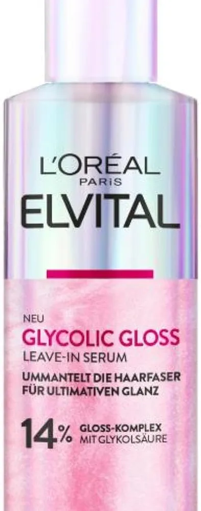 سرم مو لورال مدل Elvital Glycolic Gloss حجم ۱۵۰ میلی لیتر