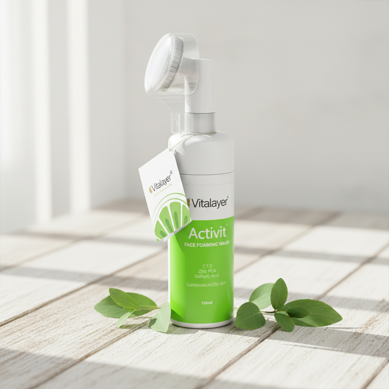 فوم پاک کننده آرایش اکتیویت پوست چرب ویتالیر