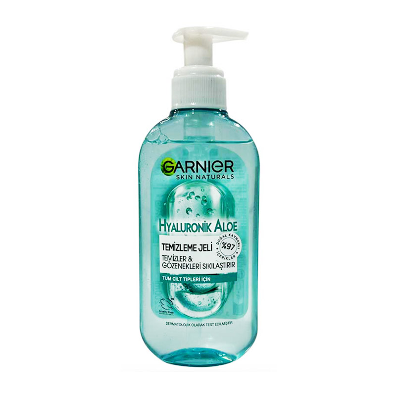 ژل پاک کننده پوست تمیزلم انواع پوست گارنیر
