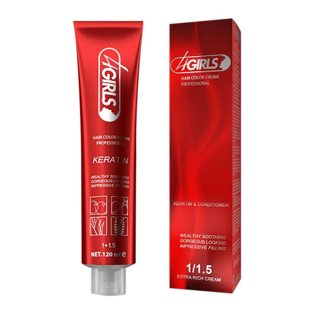 رنگ مو دودی فور گرلز