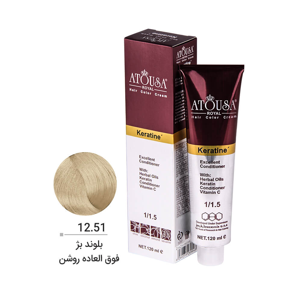 رنگ مو آتوسا رویال