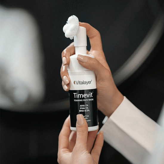 شوینده پاک کننده پوست تایم ویت انواع پوست ویتالیر