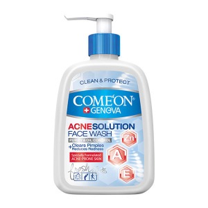 ژل شستشو صورت آکنه کامان