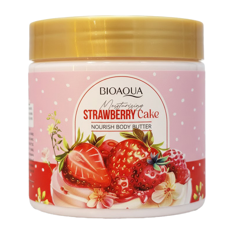 کره بدن کیک توت فرنگی بیوآکوا