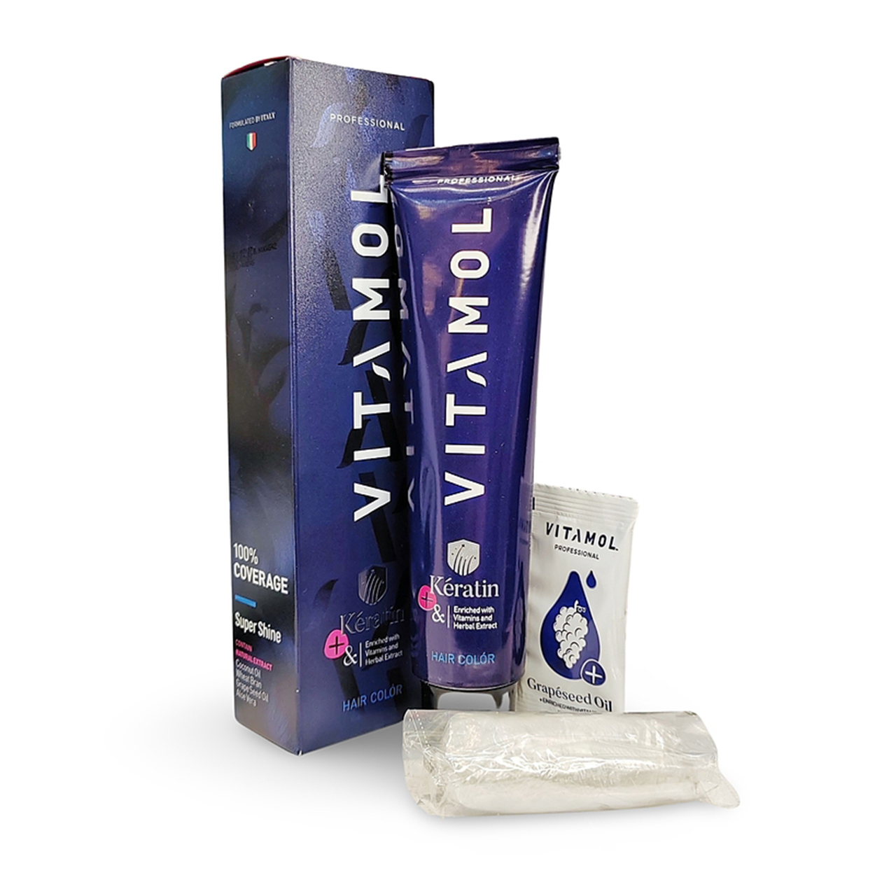 رنگ مو سری طبیعی ویتامول