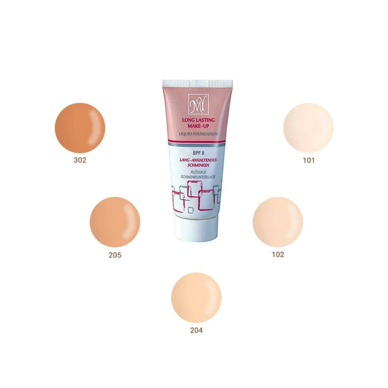 کرم پودر طبیعی مایع لانگ لستینگ مای