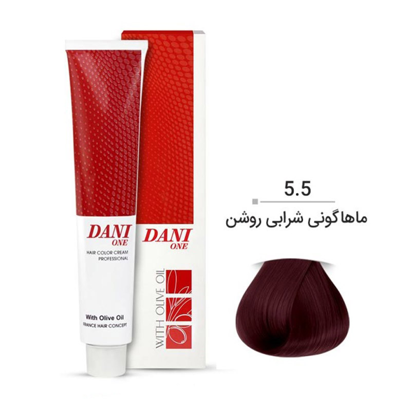 رنگ مو سری شرابی ماهاگونی دنی وان