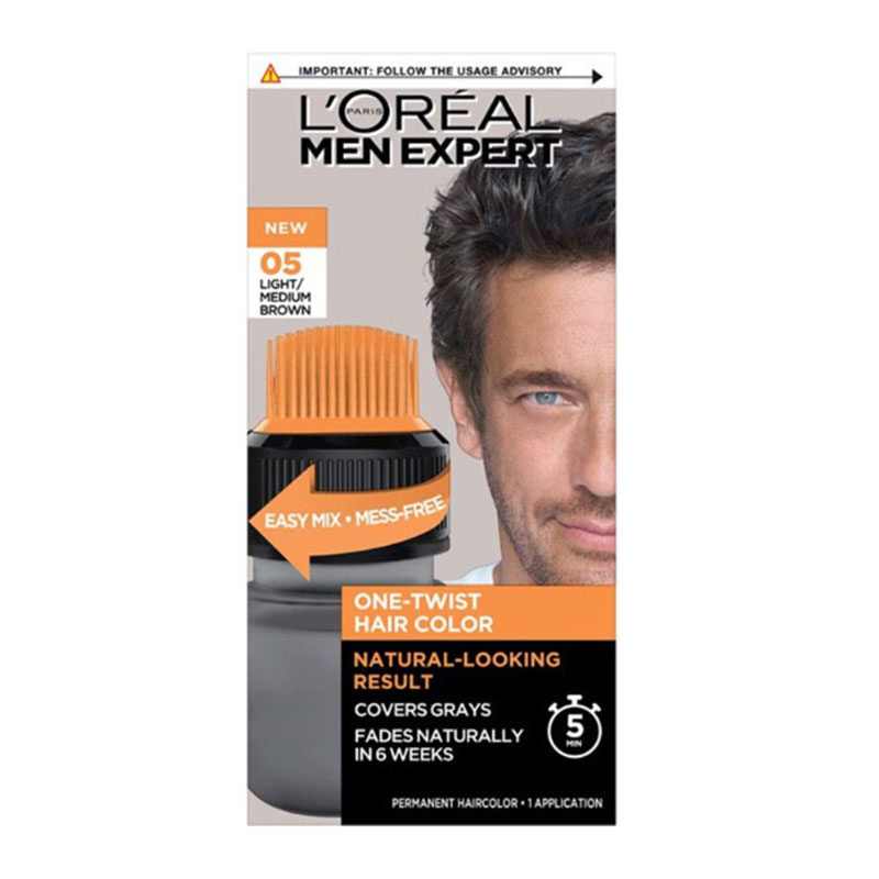 کیت رنگ مو مردانه بدون آمونیاک لورئال