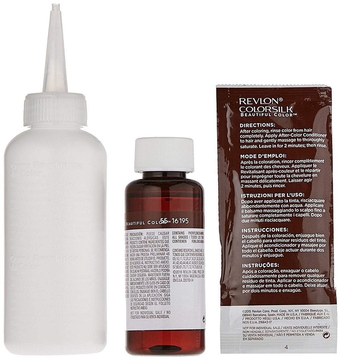 کیت رنگ مو بدون آمونیاک کالر سیلک رولون