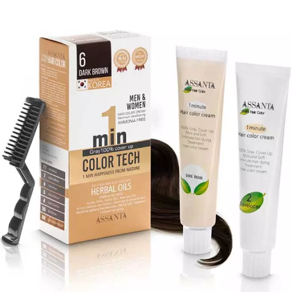 رنگ مو مدل کالر تک آسانتا