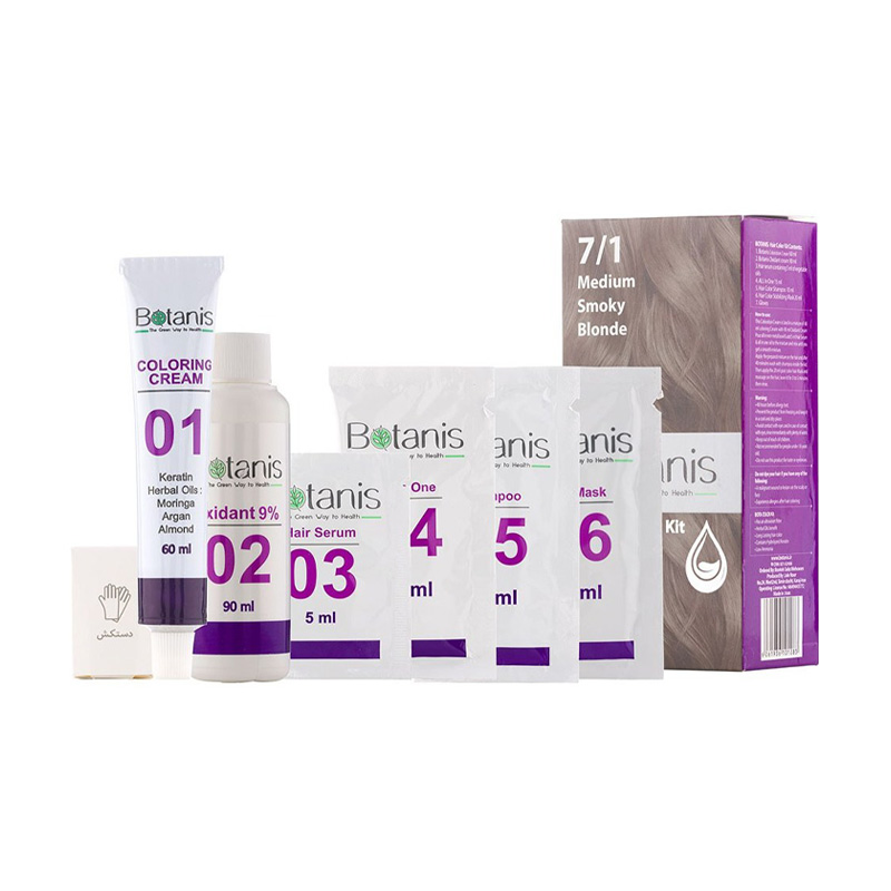 کیت رنگ مو سری بلوند دودی بوتانیس