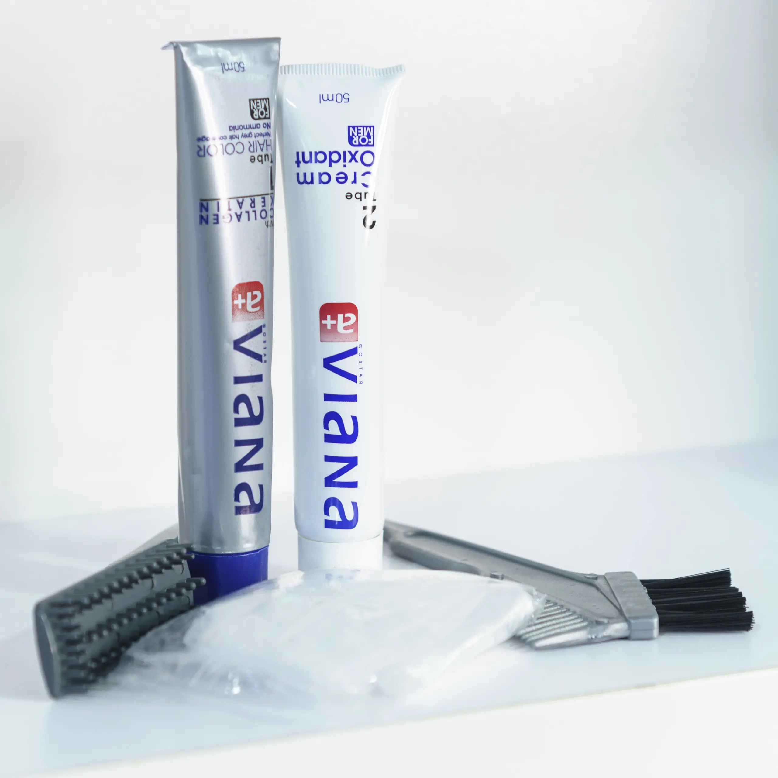 کیت رنگ موی بدون آمونیاک مردانه ویانا