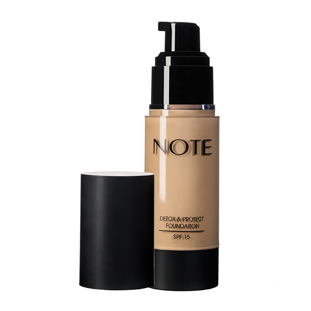 کرم پودر طبیعی دتوکس اند پروتکت اس پی اف پانزده نوت