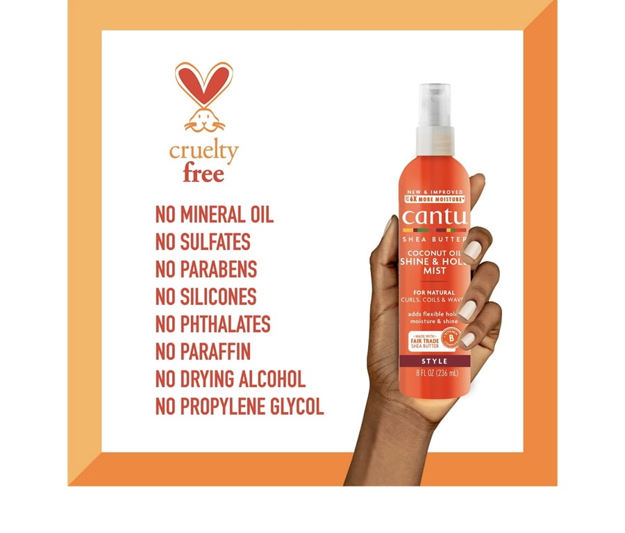 اسپری تثبیت کننده و درخشان کننده مو شی باتر کنتو