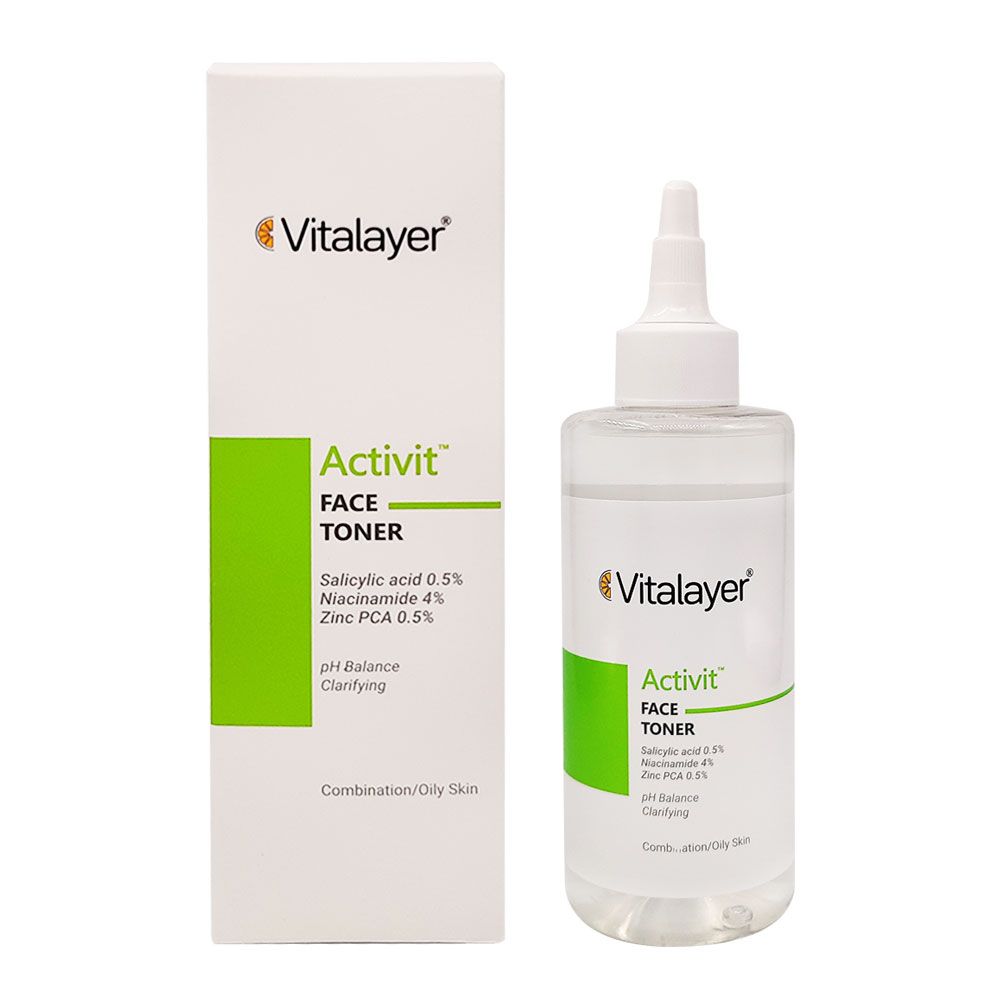 تونر پاک کننده پوست اکتیویت فیس تونر ویتالیر