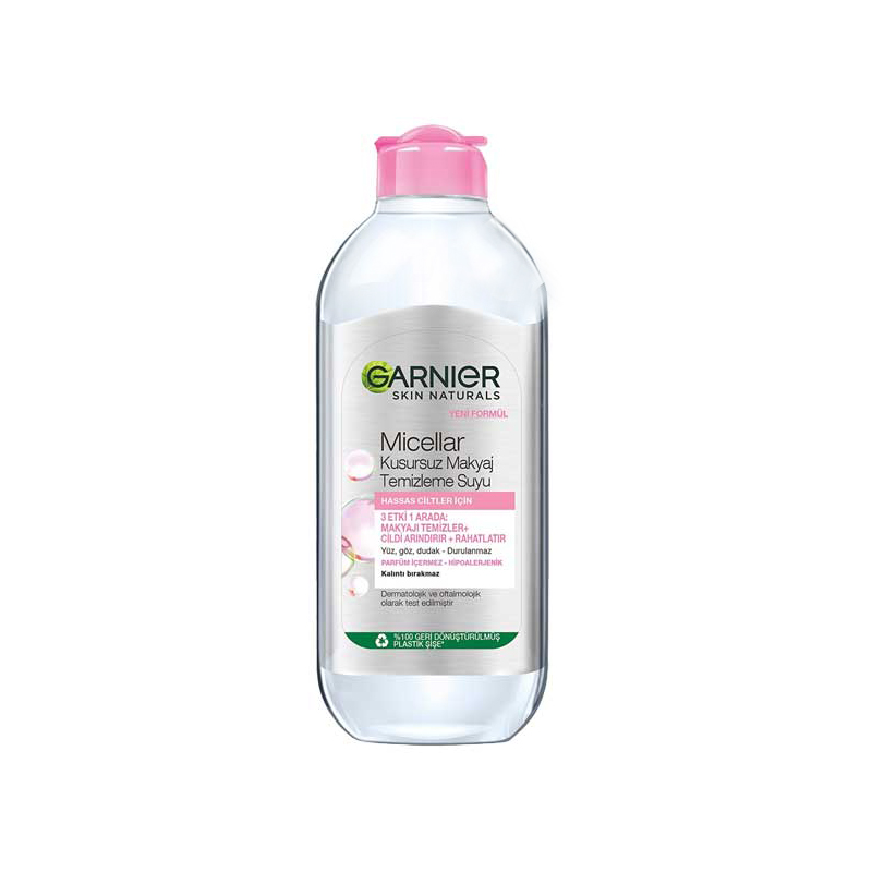 میسلار پاک کننده پوست میسلار کلینزینگ واتر پوست حساس گارنیر