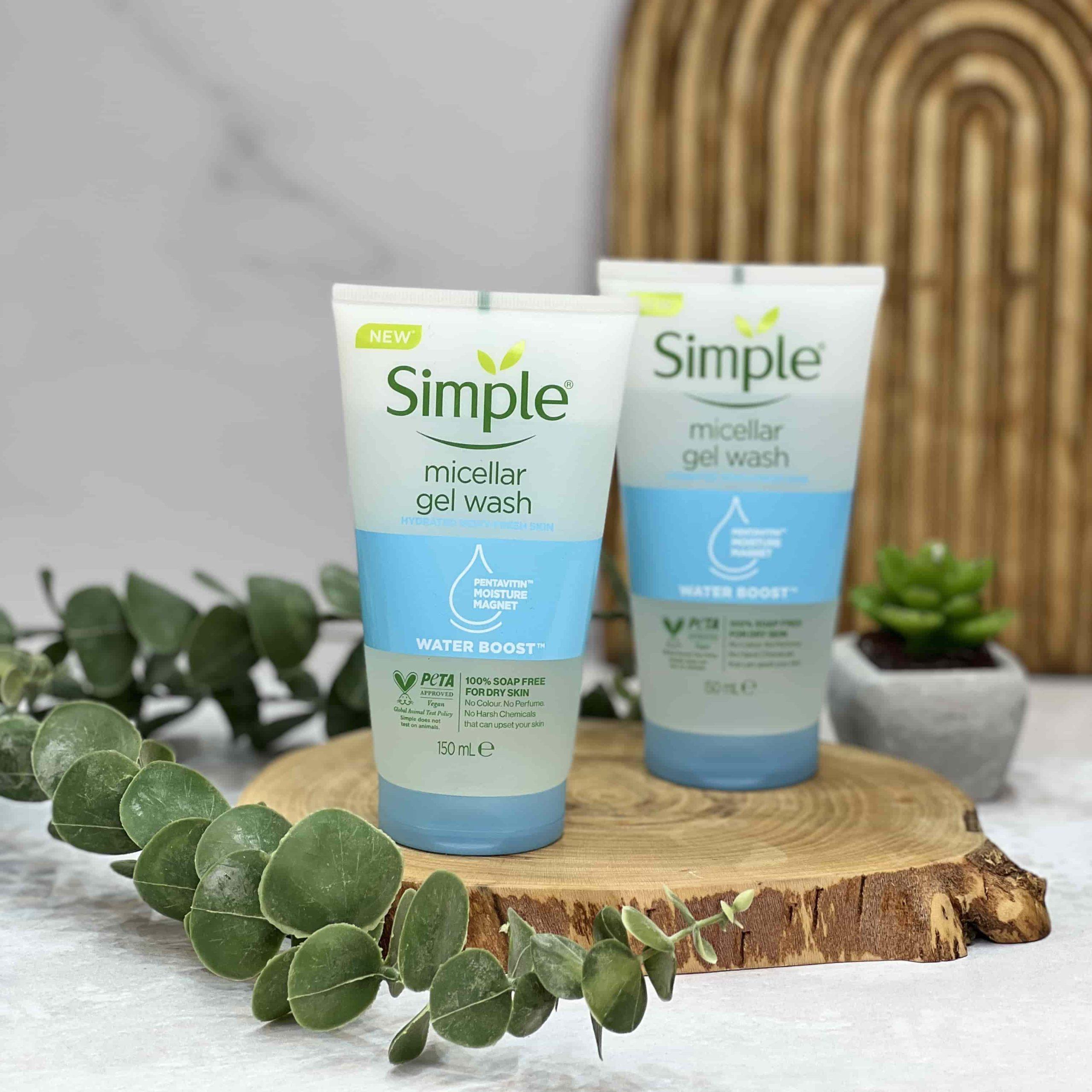 ژل پاک کننده پوست واتر بوست پوست خشک سیمپل