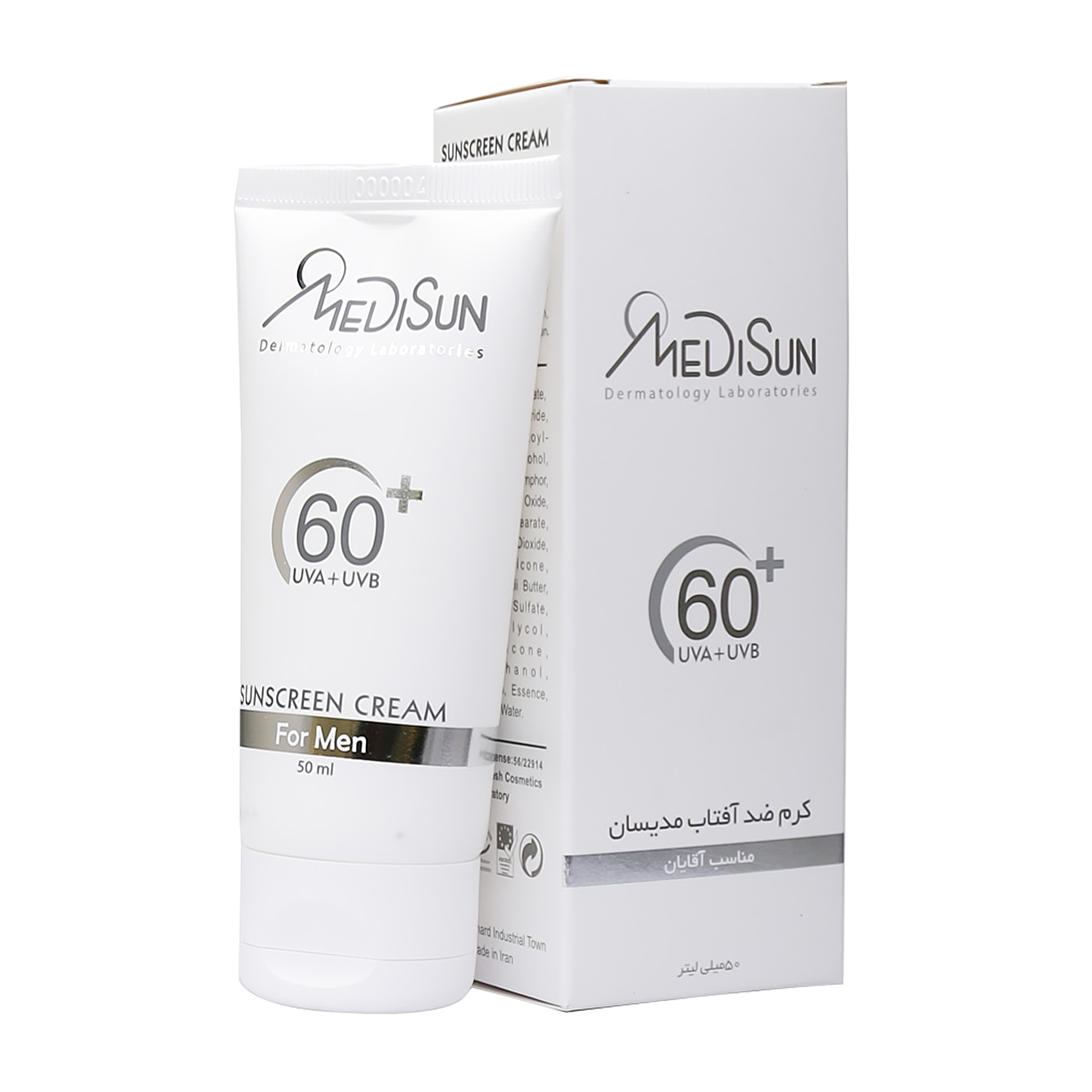 کرم ضد آفتاب آقایان SPF 60 مدیسان