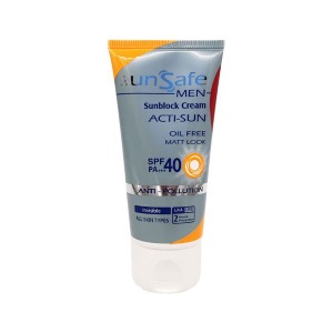 کرم ضد آفتاب مرطوب کننده آقایان SPF 40 سان سیف