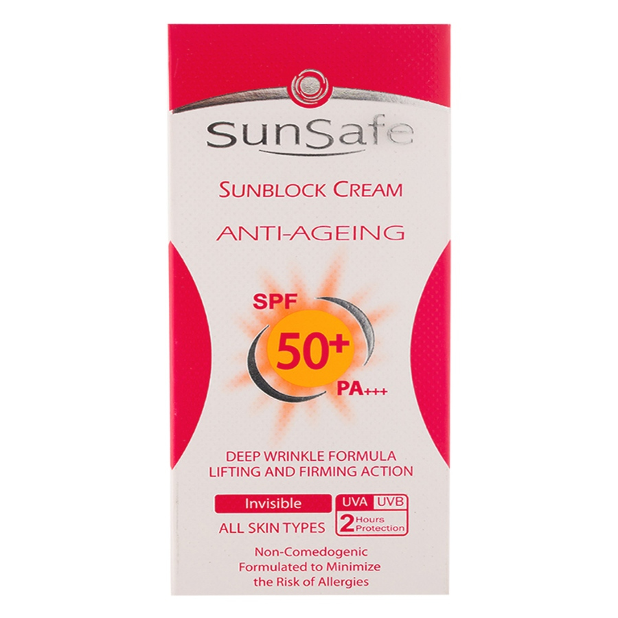 کرم ضد آفتاب سان سیف spf50 