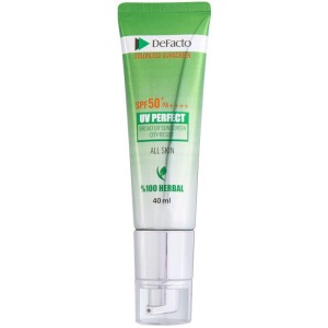 ضدآفتاب بی رنگ SPF50 دیفکتو انواع پوست 40ml