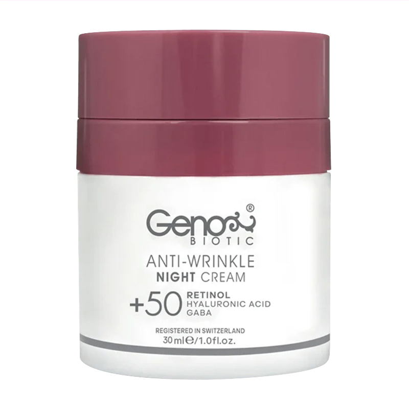 کرم ضد چروک و سفت کننده شب بالای پنجاه سال ژنو بایوتیک