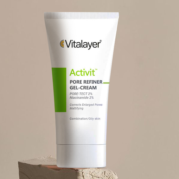 ژل کرم جمع کننده منافذ اکتیویت ویتالیر