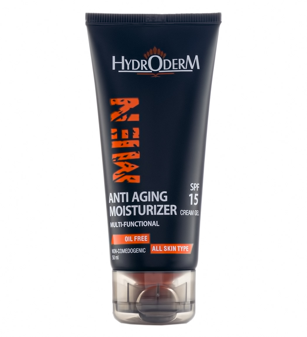 کرم ژل مرطوب کننده و ضدچروک آقایان اس پی اف 15 حجم 50میل هیدرودرم