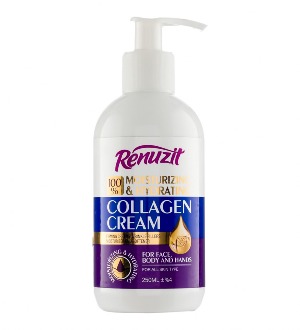 کرم آبرسان و مرطوب کننده پمپی حاوی کلاژن 250میل رینوزیت