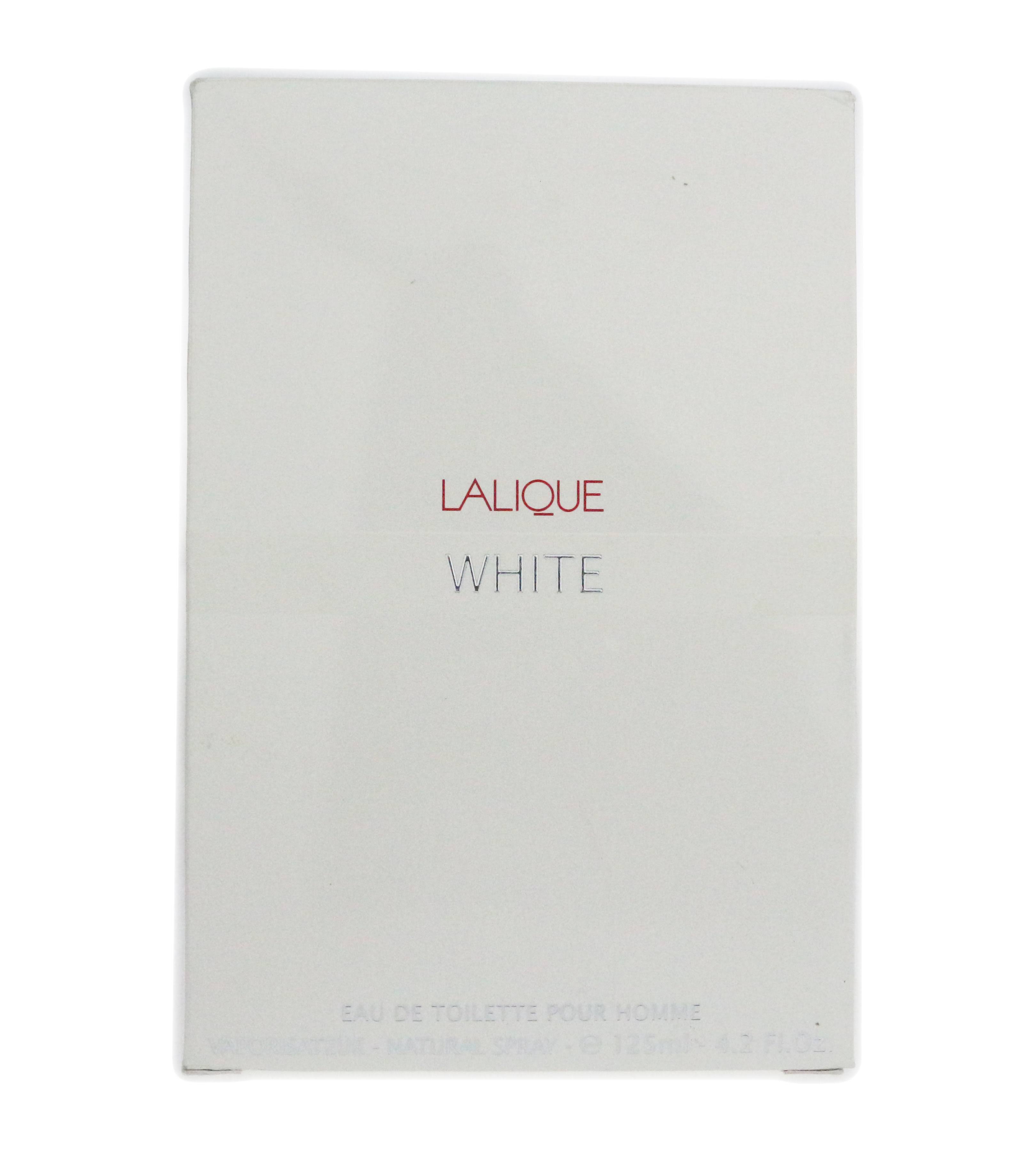 ادکلن لالیک وایت مردانه حجم 125 میلی لیتر