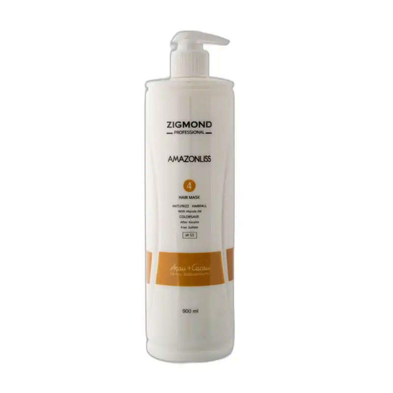 ماسک مو تثبیت کننده آمازون لیس موهای کراتین شده 4 زیگموند