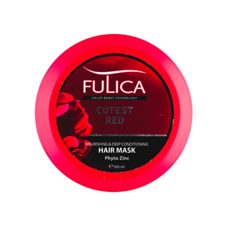ماسک مو تقویت کننده موی قرمز موی رنگ شده فولیکا