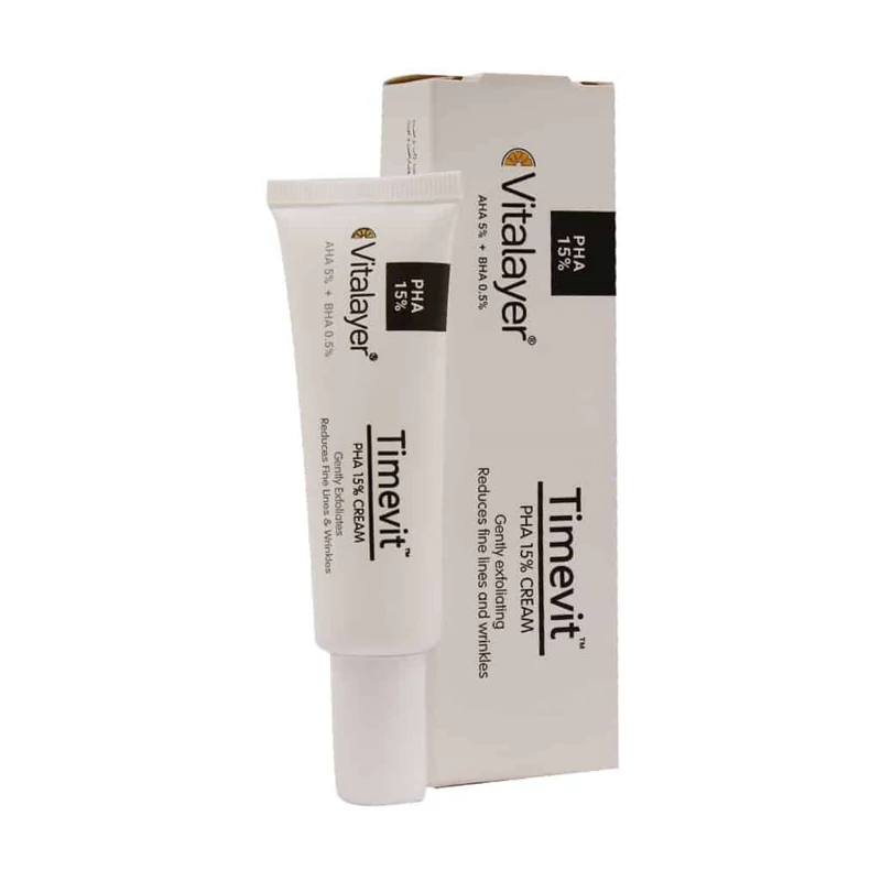 کرم لایه بردار PHA15% تایم ویت ویتالیر